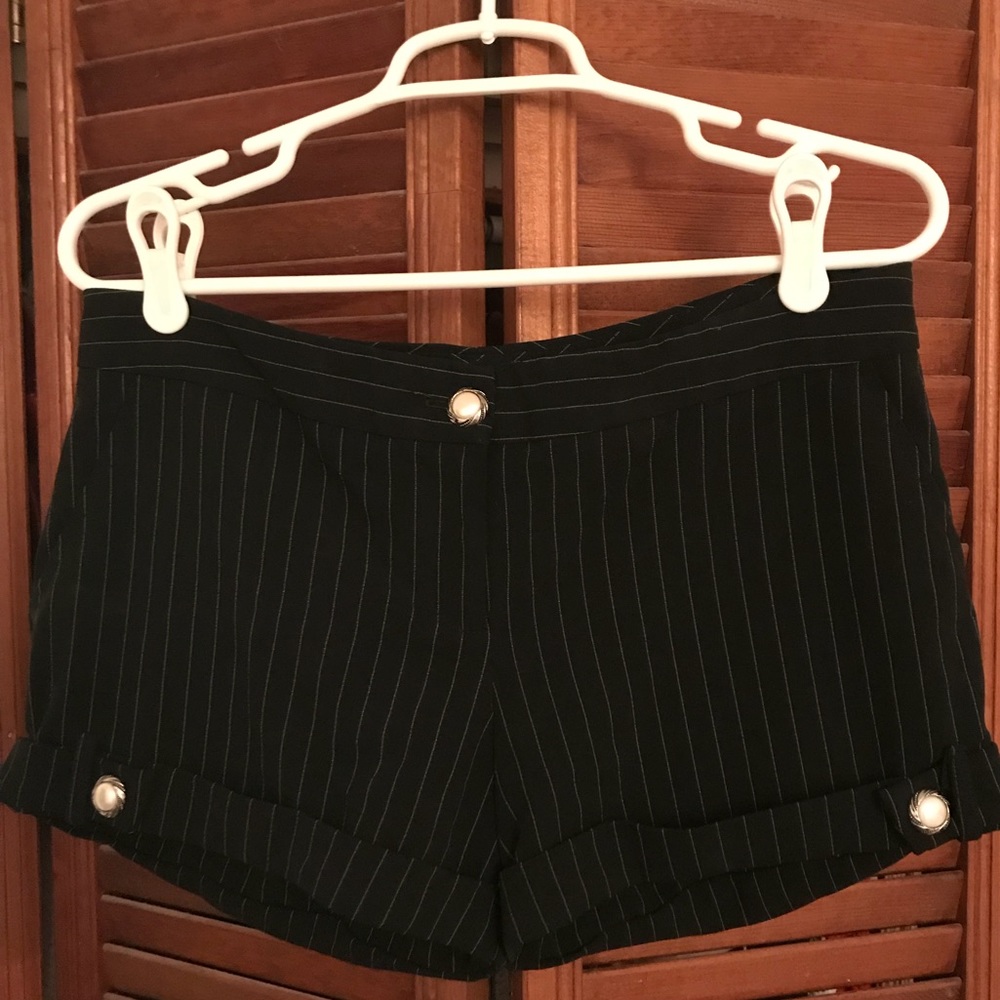 Pinstripe dress shorts